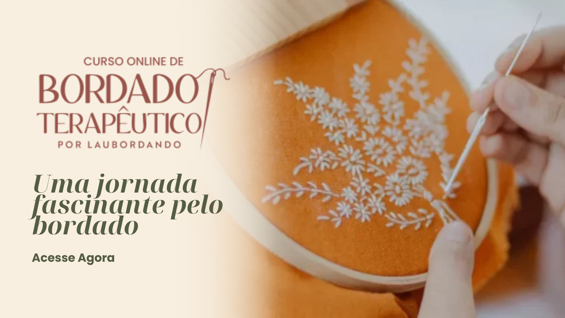 Curso Online de Bordado Terapêutico
