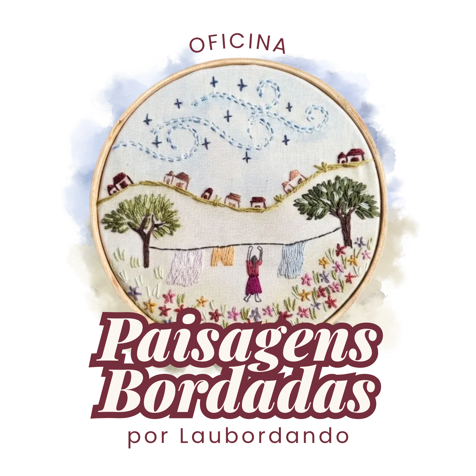 Oficina Paisagens Bordadas por Laubordando